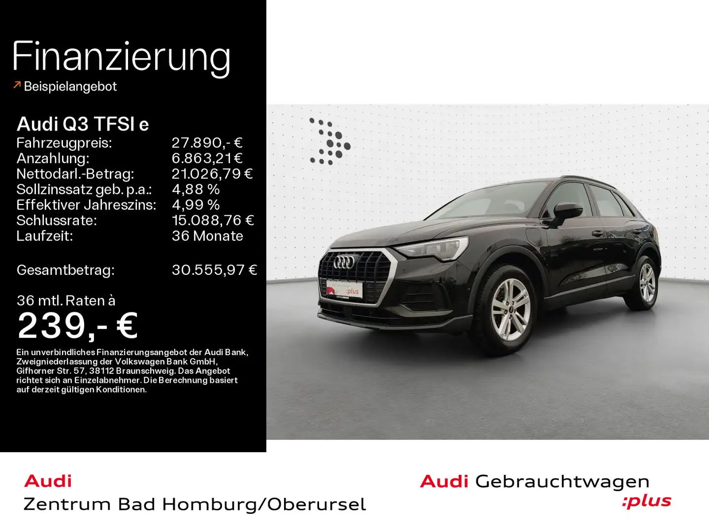 Audi Q3 45*Navi*Alu*AHK*PDC*Virtual Cockpit*Si Schwarz - 1