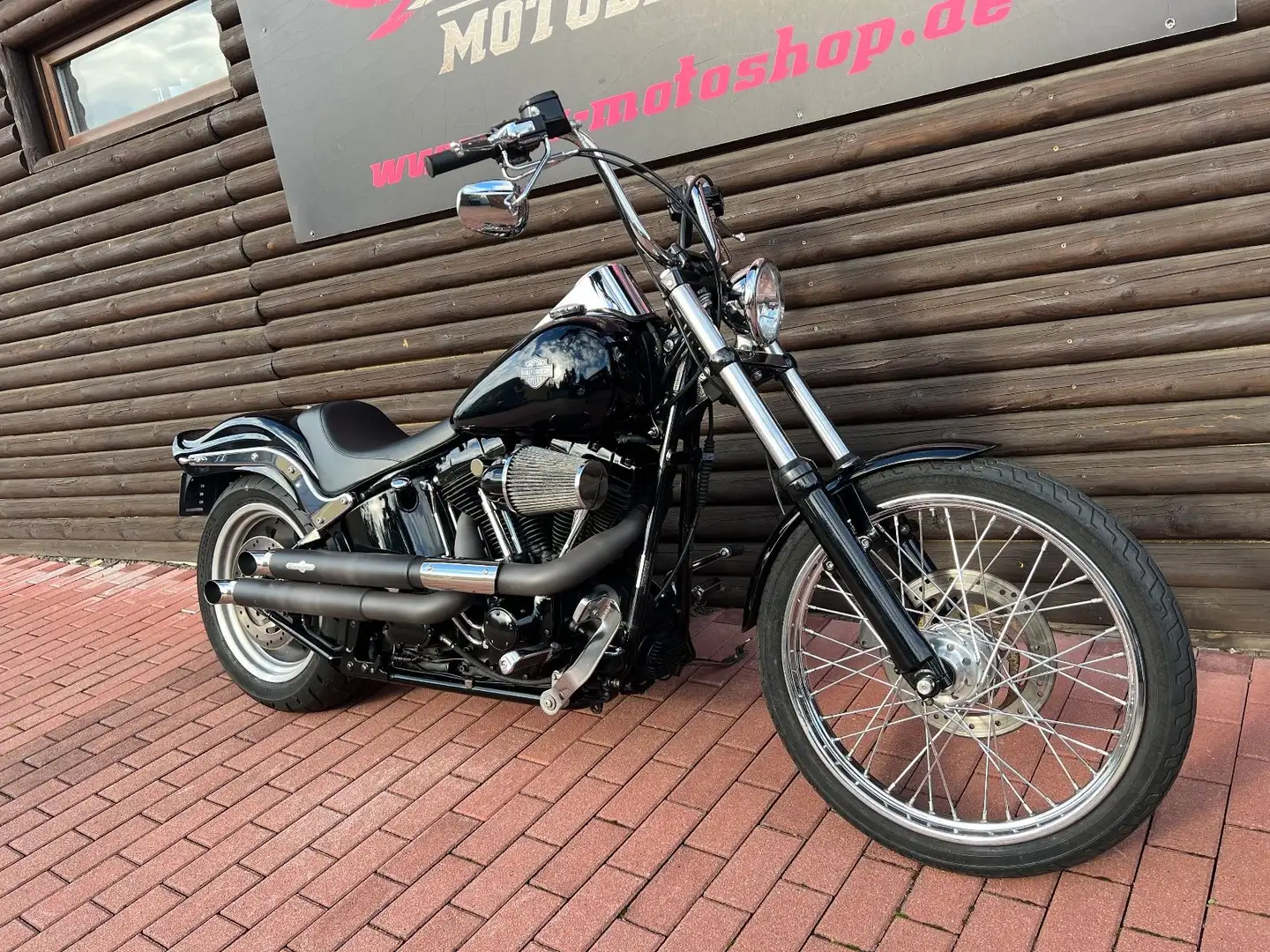 Harley-Davidson FXSTI Softail *Night Train/Blackline/BSL* Schwarz - 2