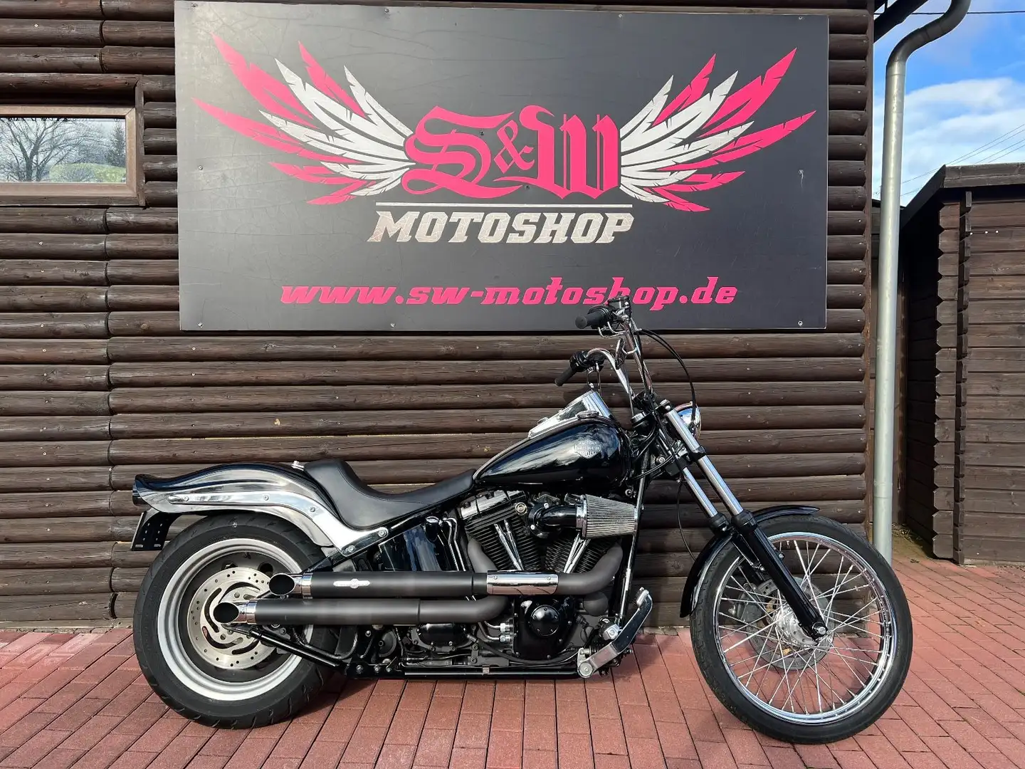 Harley-Davidson FXSTI Softail *Night Train/Blackline/BSL* Schwarz - 1