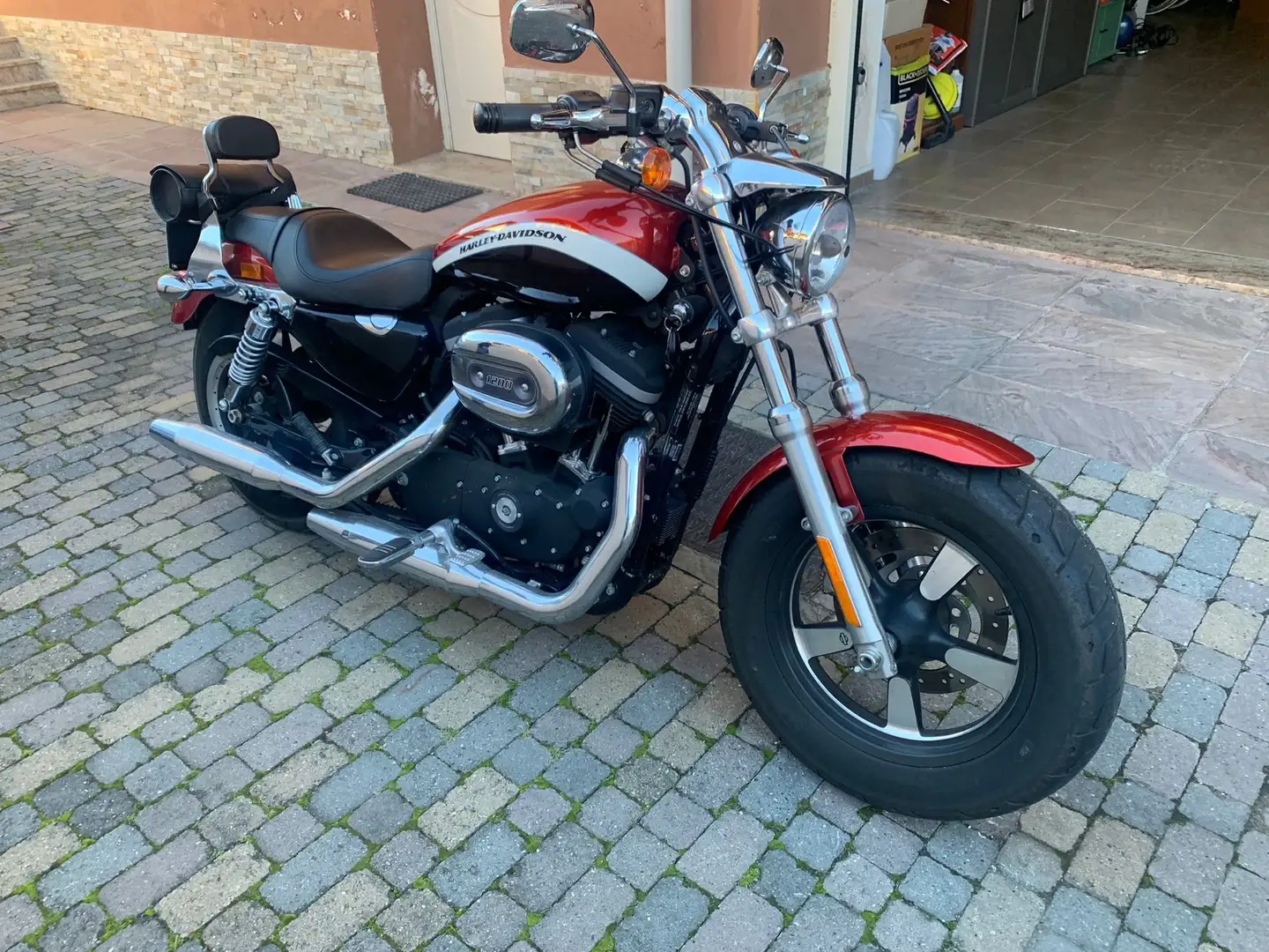 Harley-Davidson Sportster 1200 Rood - 1