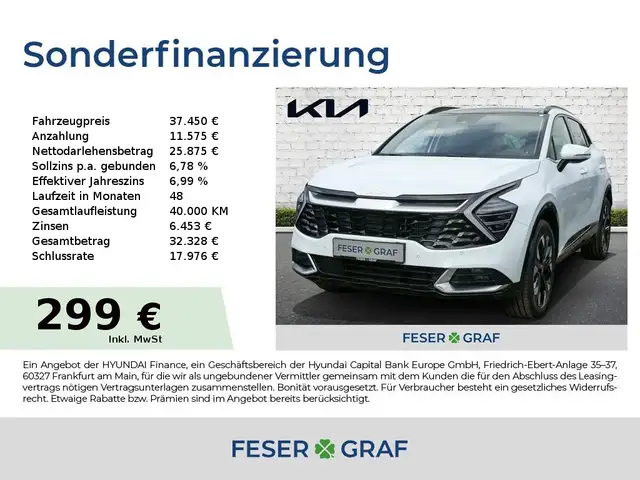 Kia Sportage 1.6T PHEV PLUG+RIDE PANORAMA UVM.