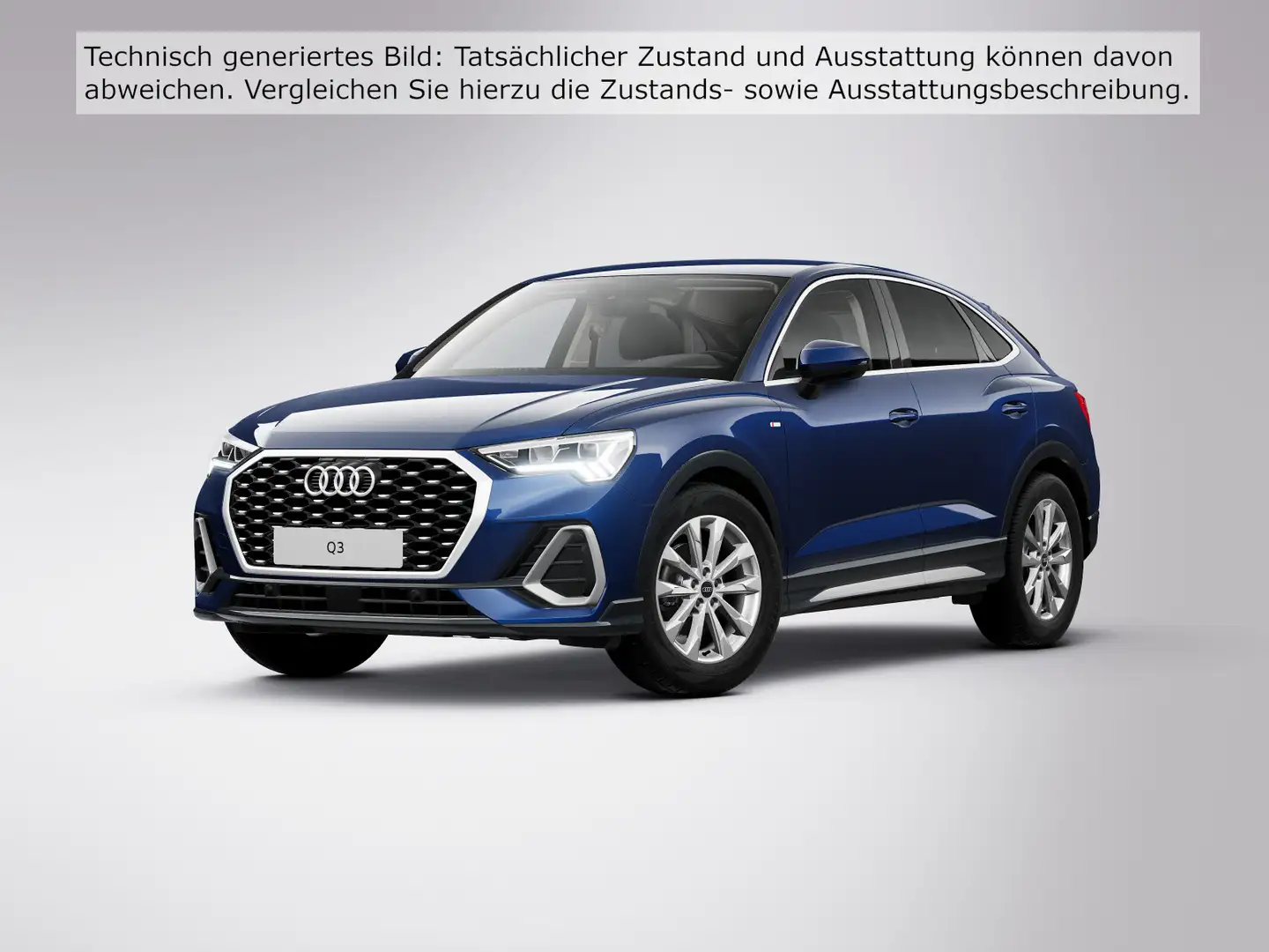 Audi Q3 S line 35 TFSI *SONOS*AHK*8-fach* Blau - 2