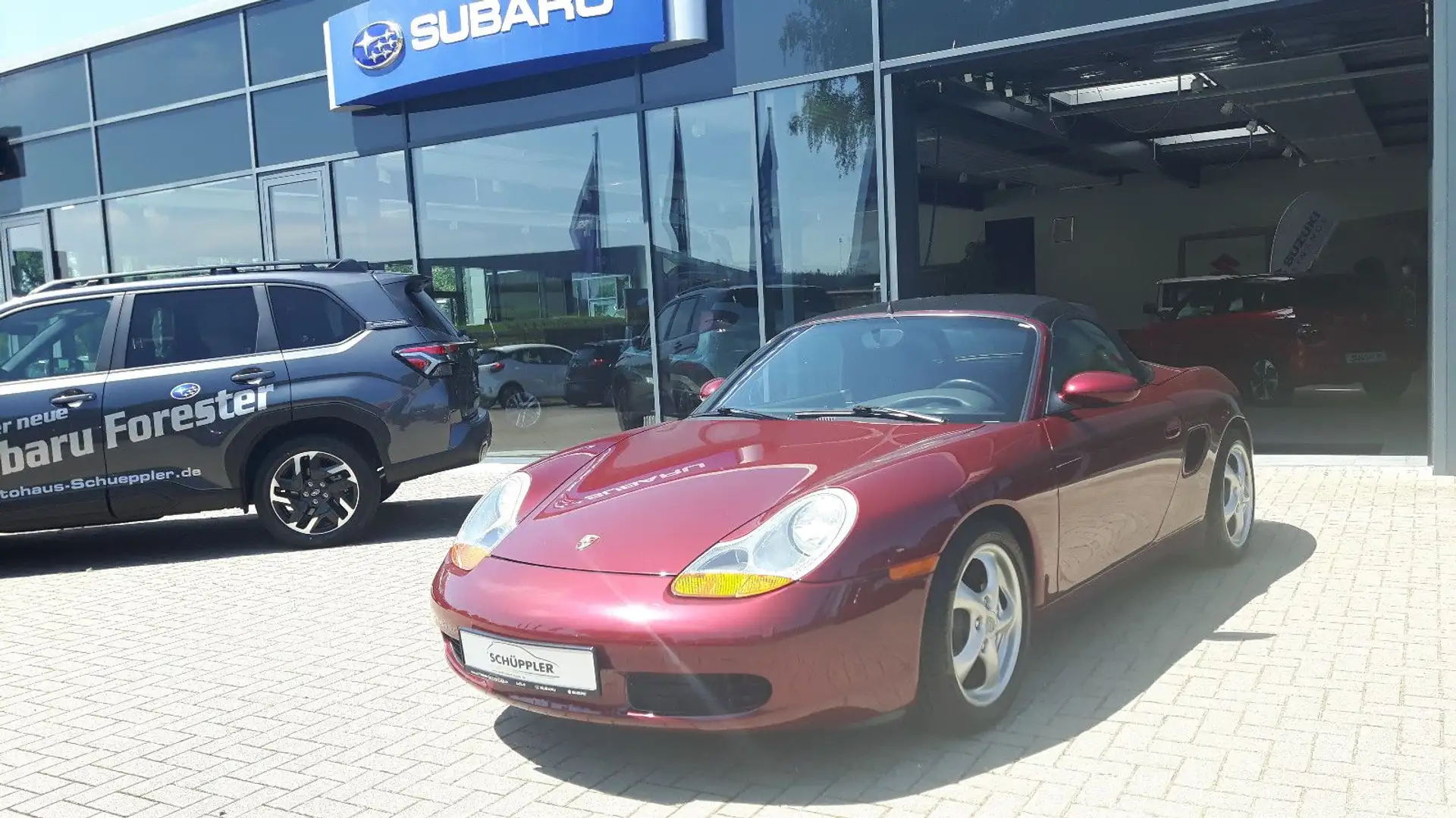 Porsche Boxster 986 Cabrio Rot - 1