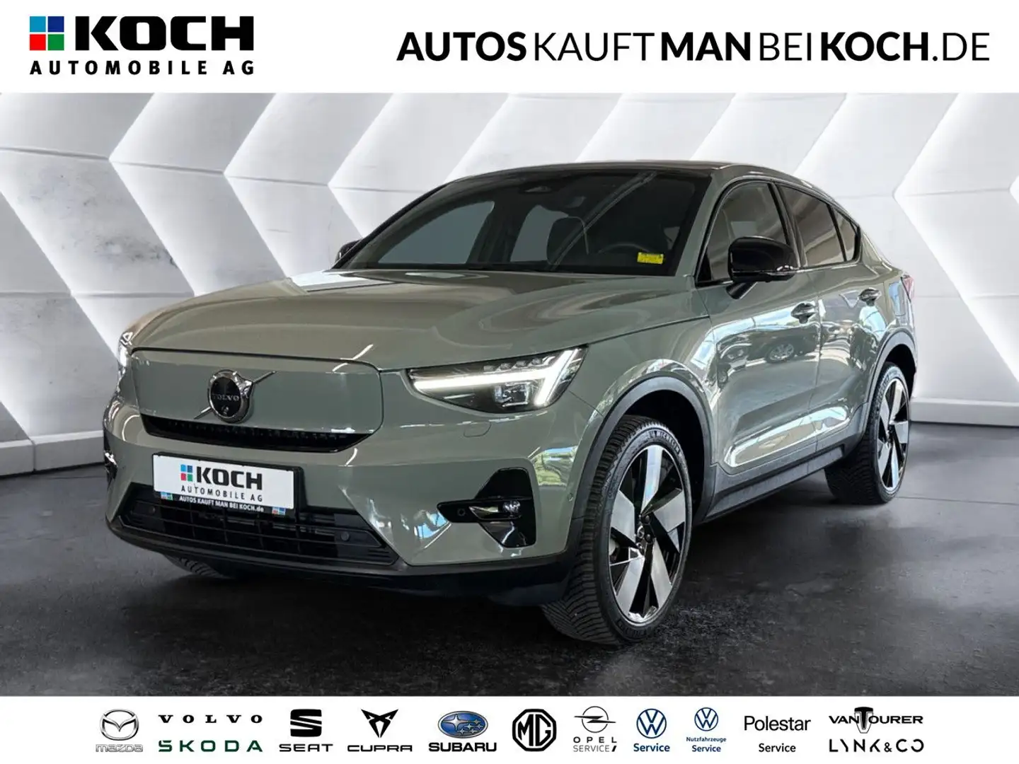 Volvo C40 Recharge 82 kWh Twin Motor Ultimate Grün - 1