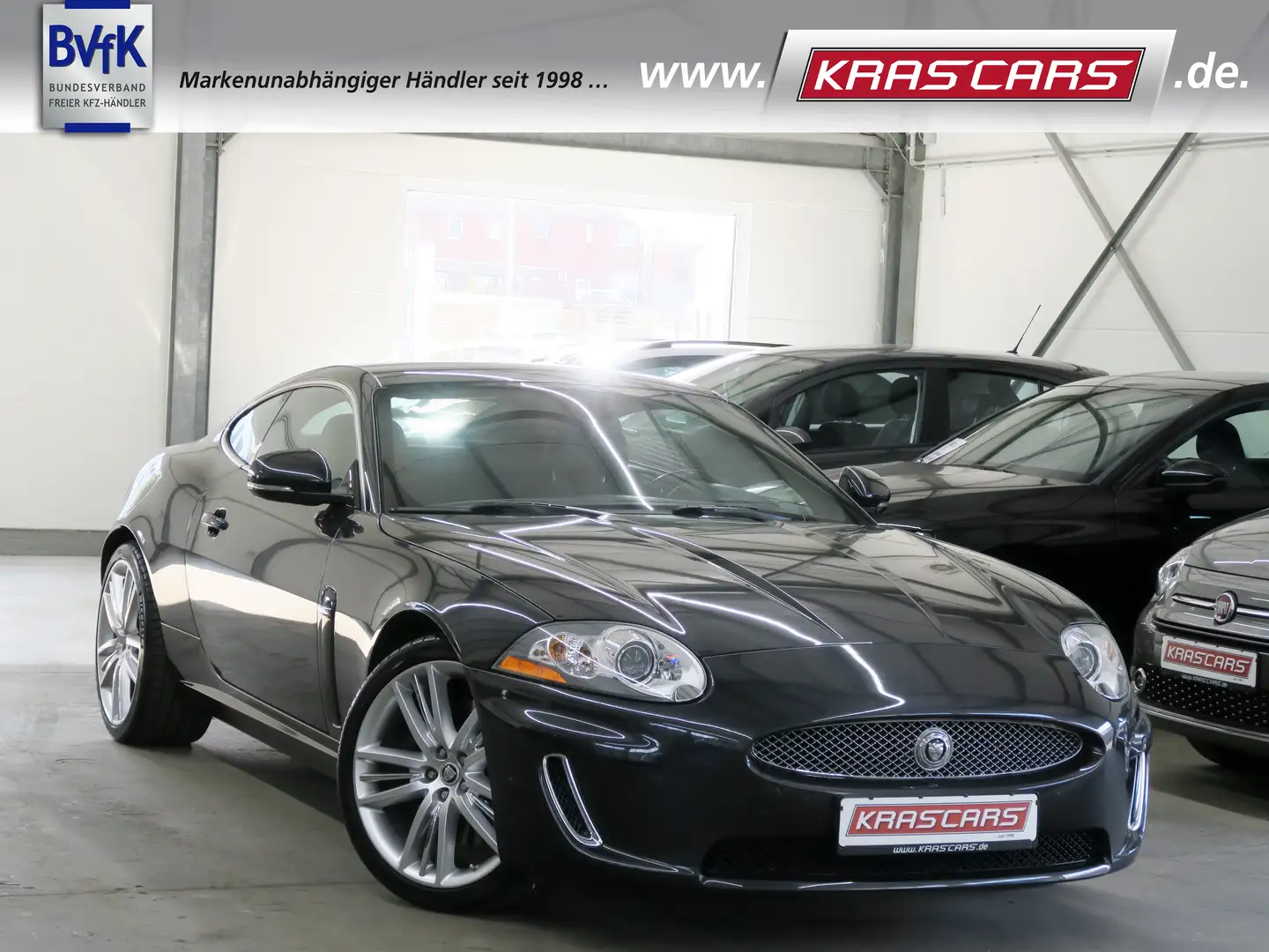 Jaguar XK 5.0 V8 Portfolio Coupe 2.Hd.*SH*makellos*B&W*20' Gris - 1
