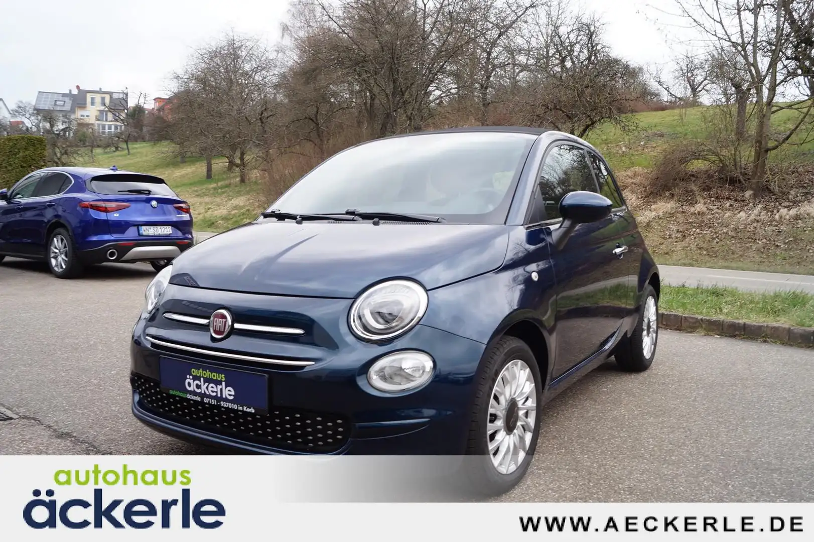 Fiat 500C Cabrio I Einparkhilfe I So+Winterräder uvm. Blau - 1