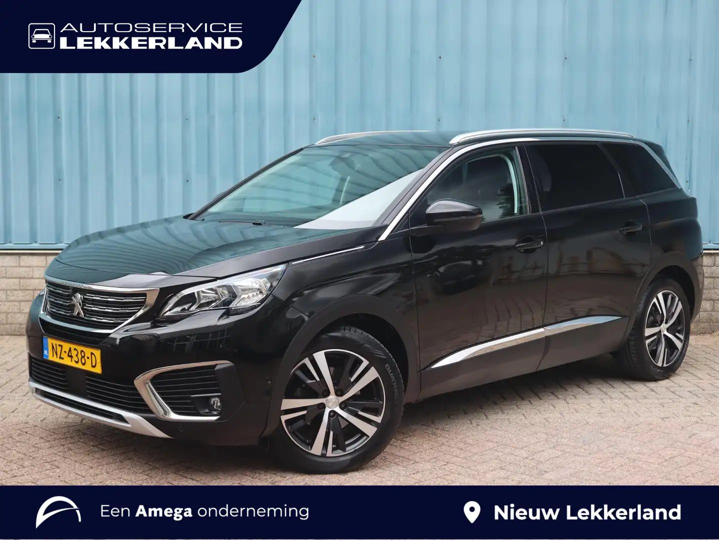 Peugeot 5008 Allure Premium 1.6 Turbo 165pk EAT6 AUTOMAAT | 7-P Zwart - 1
