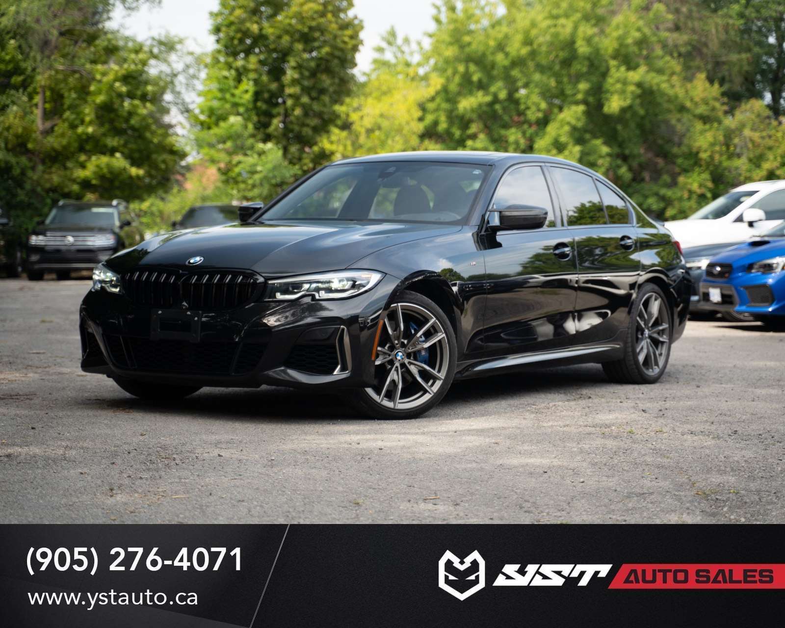 Black 2020 BMW 3 Series Sedan All-Wheel Drive Automatic