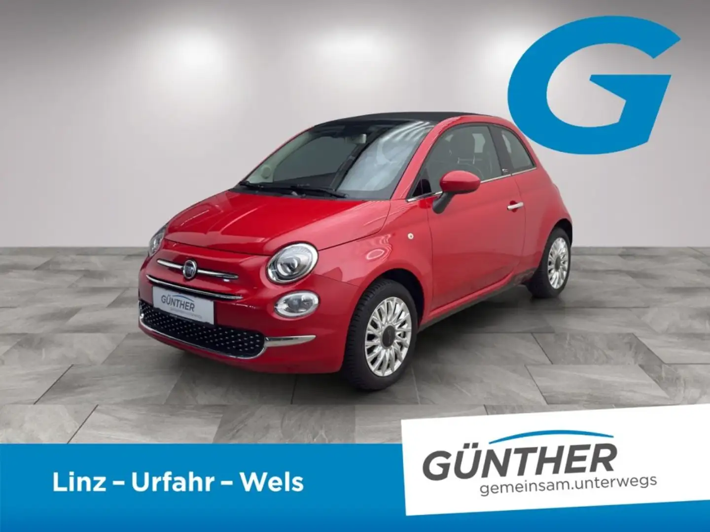 Fiat 500C 1.2 Fire 70 Lounge Rot - 1