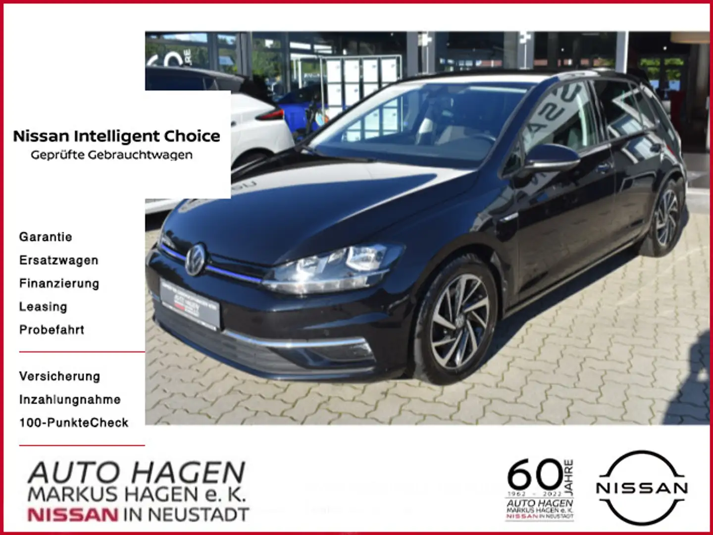 Volkswagen Golf VII 1.5 TSI ACT BlueMotion Join Navi Einpar Schwarz - 1