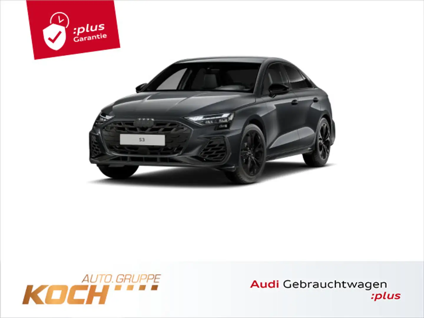 Audi S3 2.0 TFSI q. S-Tronic, Matrix, ACC, Grau - 1