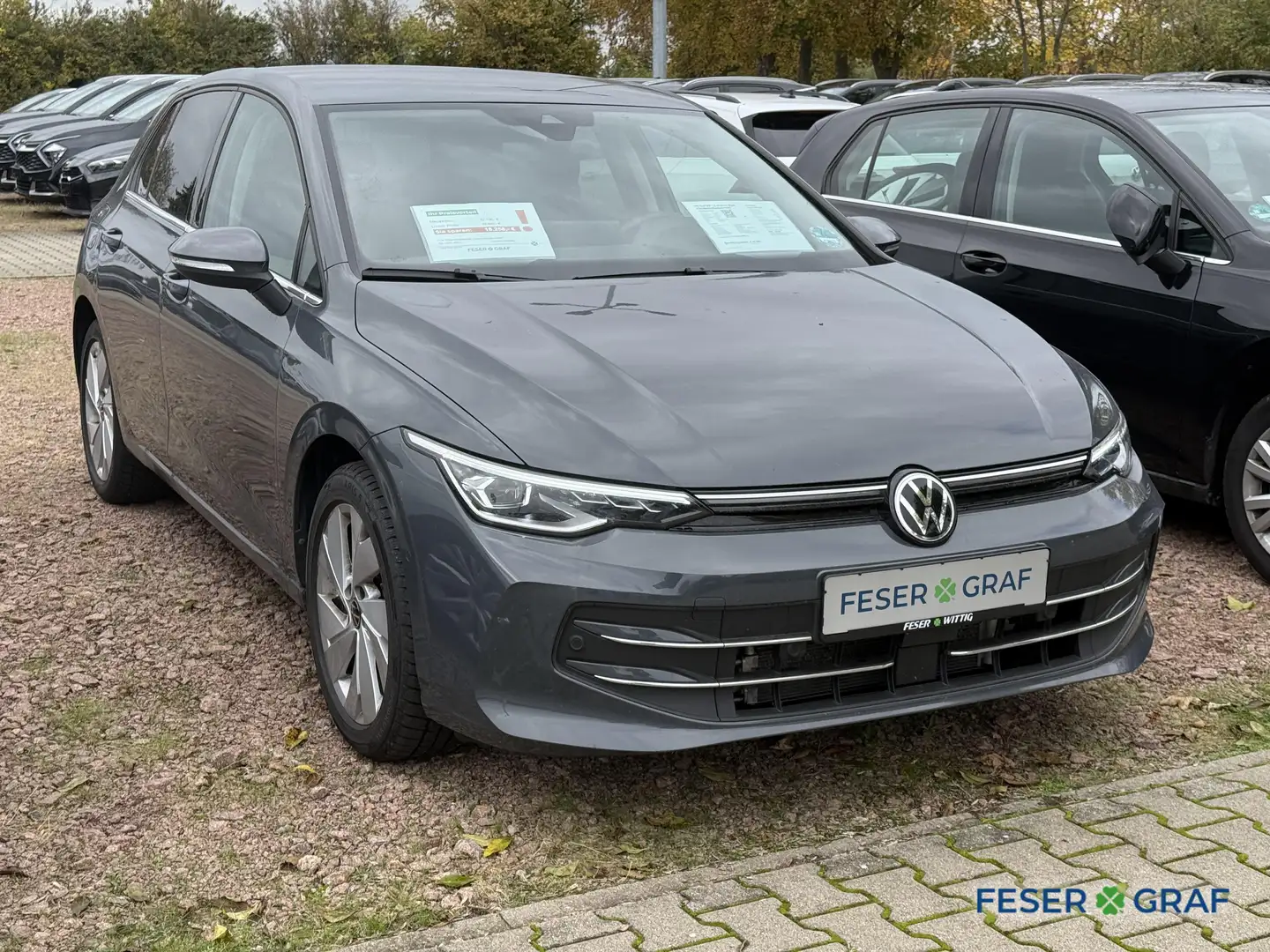 Volkswagen Golf VIII 1.5 eHybrid Style AHK/Matrix/Keyless/HUD Grau - 2