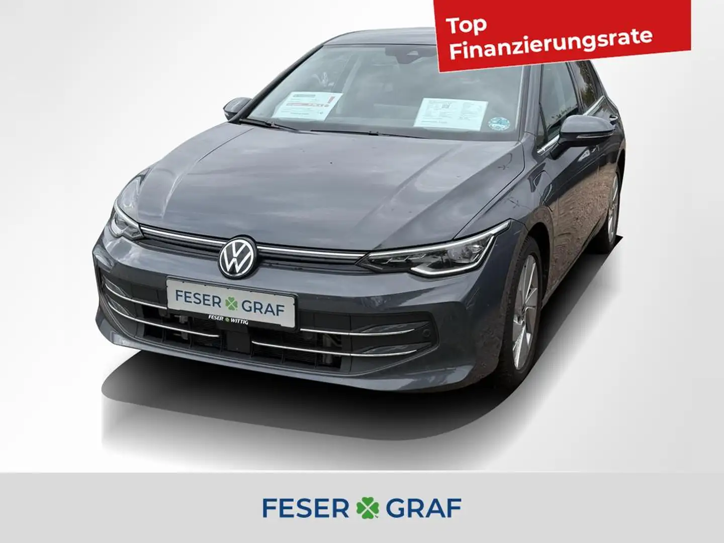 Volkswagen Golf VIII 1.5 eHybrid Style AHK/Matrix/Keyless/HUD Grau - 1