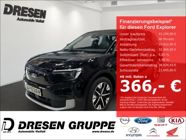 Ford Explorer Extendet Range RWD 77Kwh 285PS Head-Up-Display/ Fa