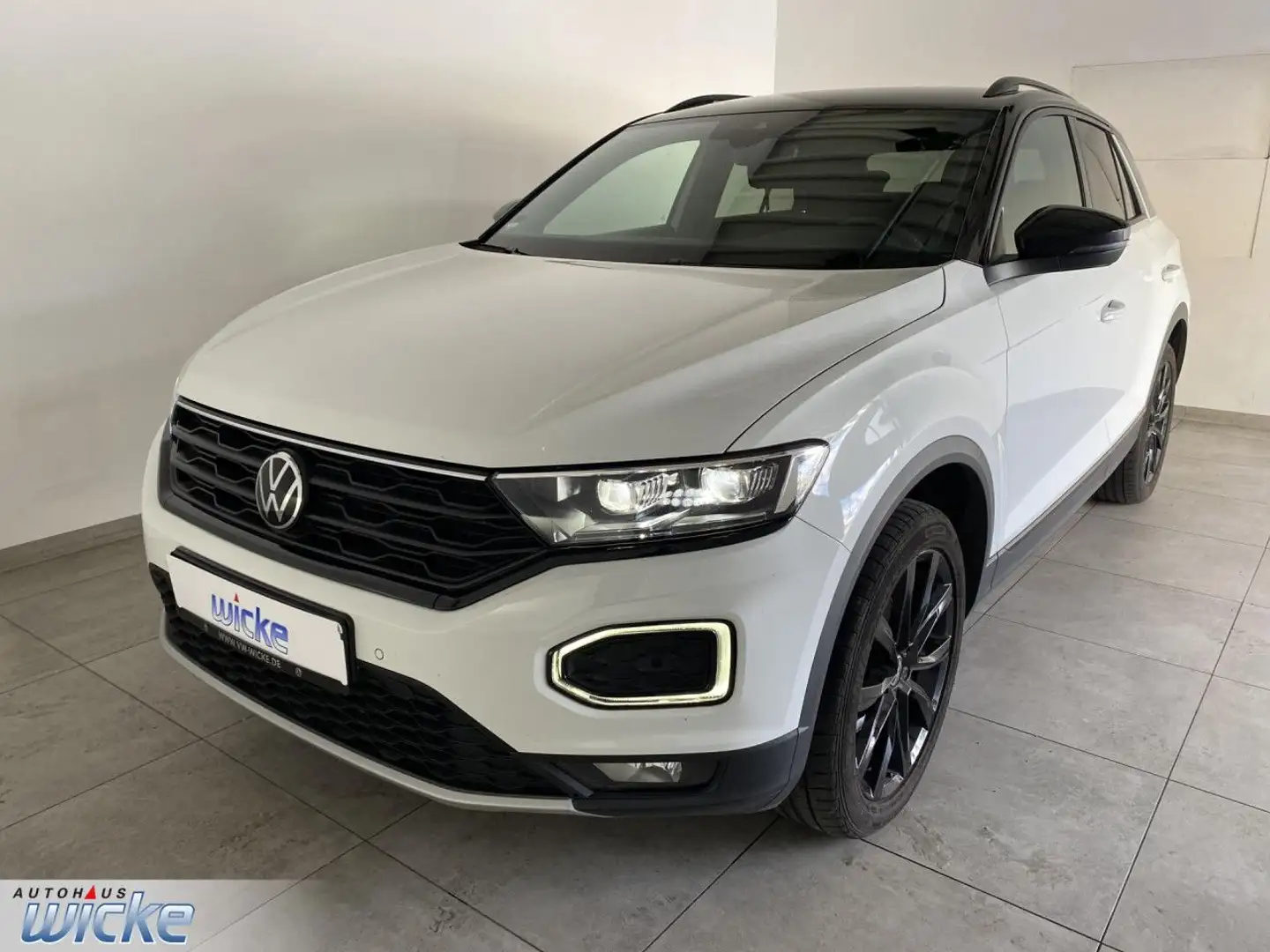 Volkswagen T-Roc 1.5 TSI Style NAVI KLIMA LED PDC TELEFON Blanc - 2