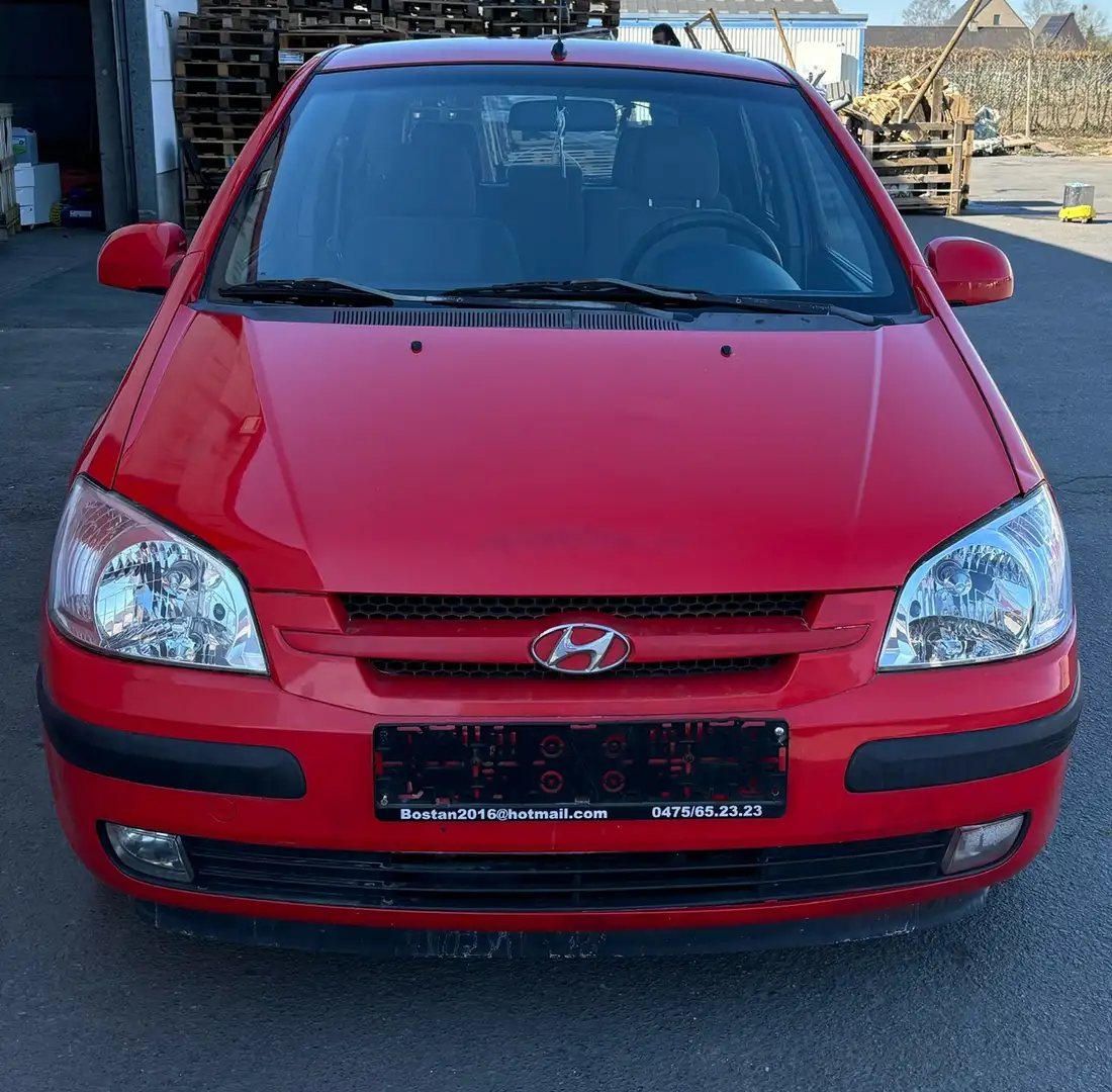 Hyundai Getz Getz+1.1i+12v+GLi+ABS Rojo - 1