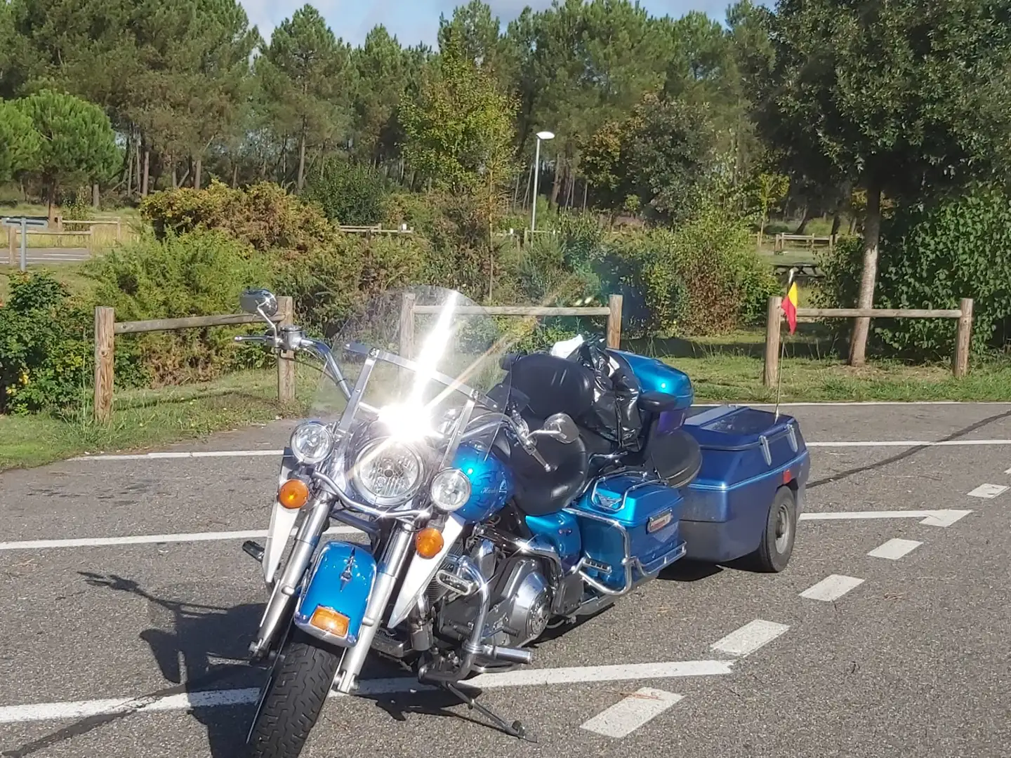 Harley-Davidson Road King Blauw - 2