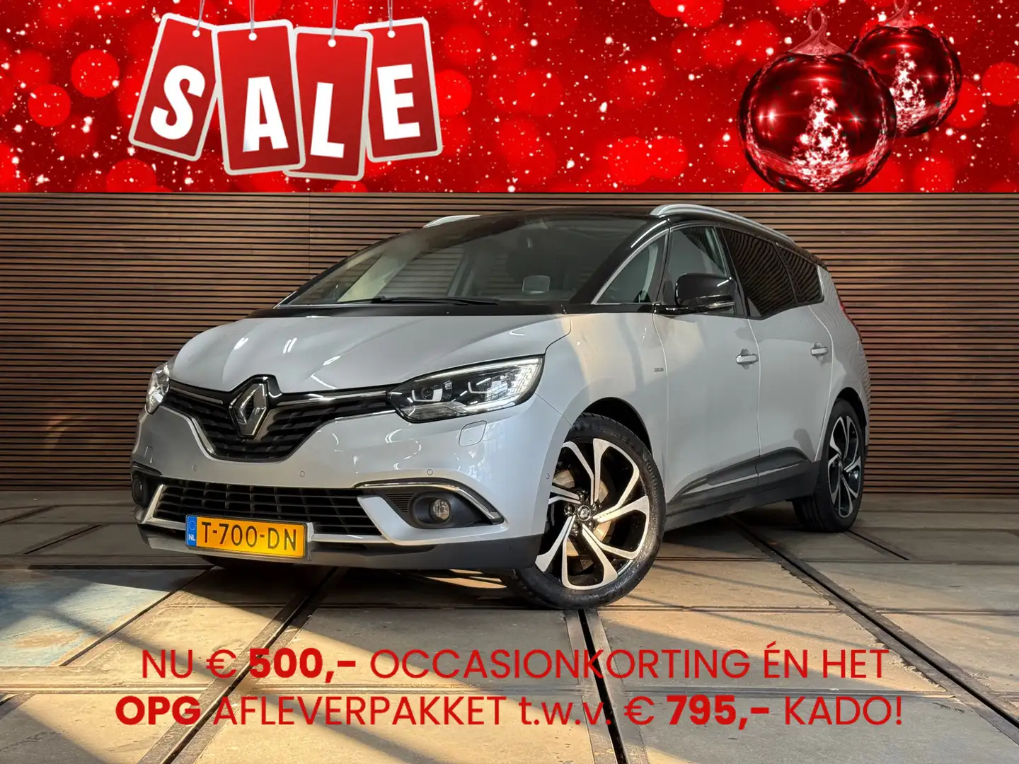 Renault Grand Scenic 1.3 TCe Bose 7p. | Pano | HUD | Lederen Bekleding Gris - 1
