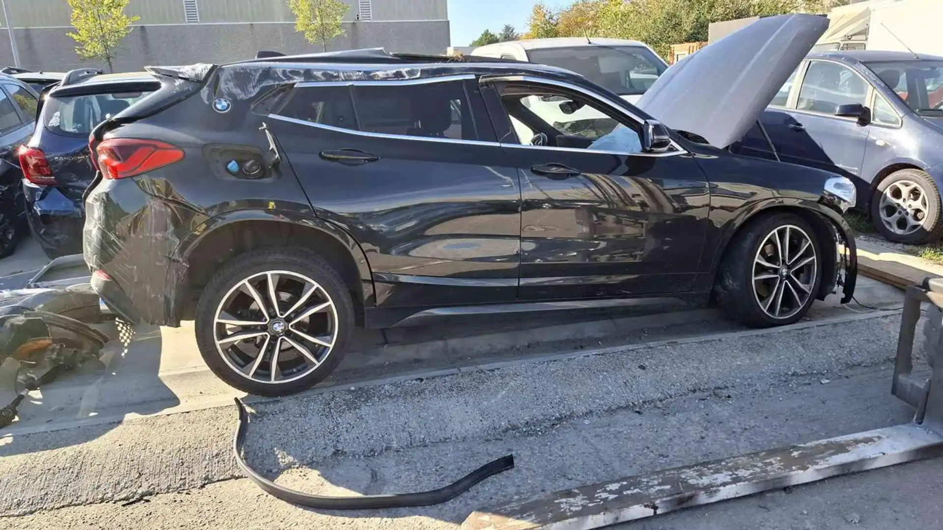 BMW X2 sDrive18d INCIDENTATO Nero - 1