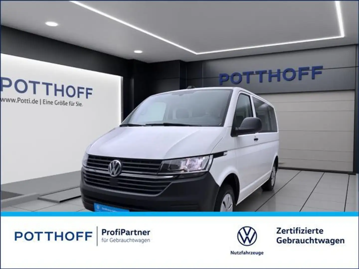 Volkswagen T6.1 Kombi Transporter 2.0 TDI 9-SITZER NAVI GRA Weiß - 1