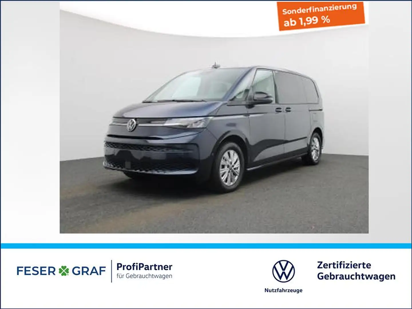 Volkswagen T7 Multivan 2.0TDI Life DSG 7Sitze AHK LED Rückfahrkamera Blau - 1