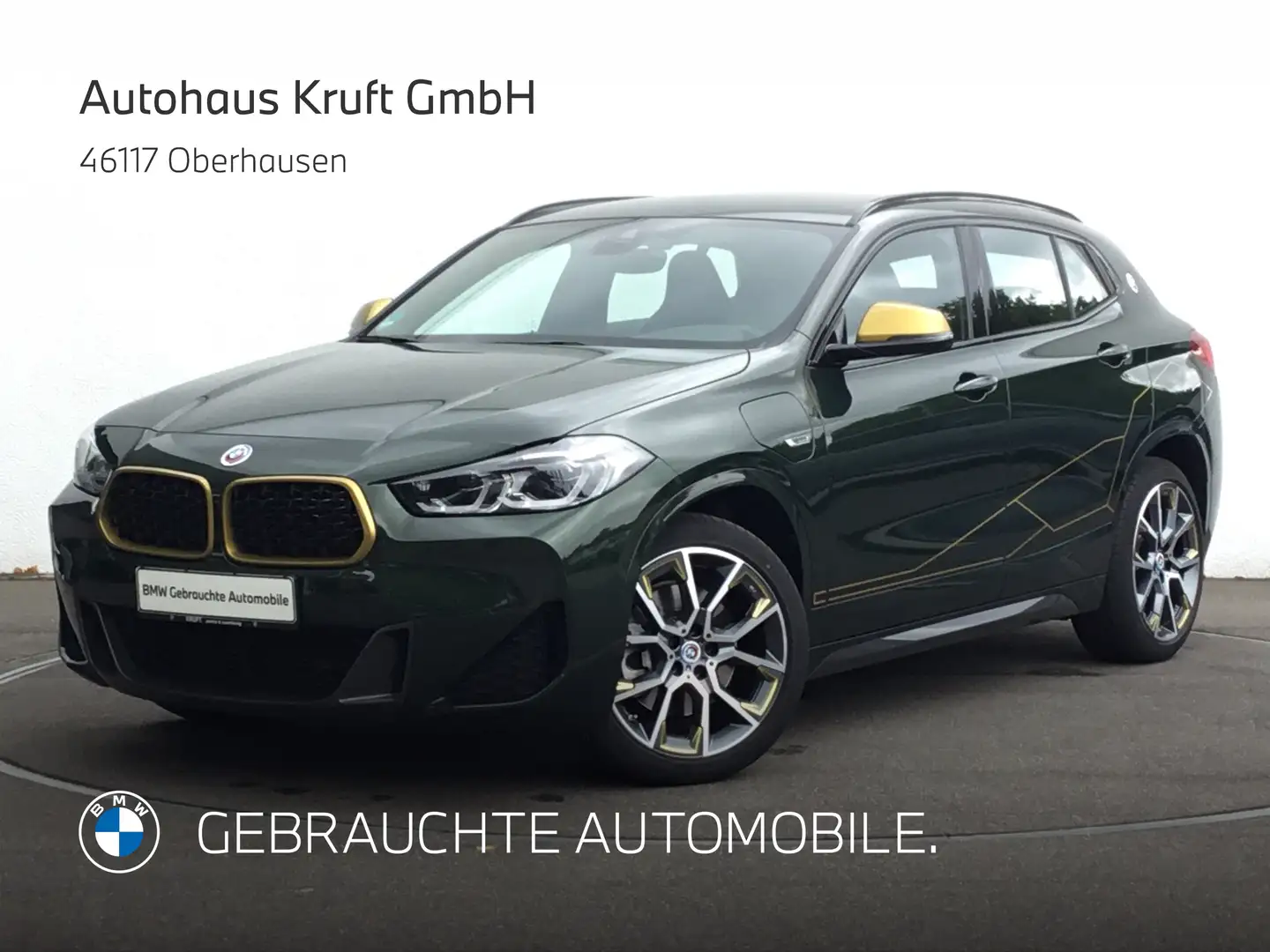 BMW X2 xDrive25e GOLDPLAY+NAVI+KAMERA+ACC+LED+LM19 Grün - 2