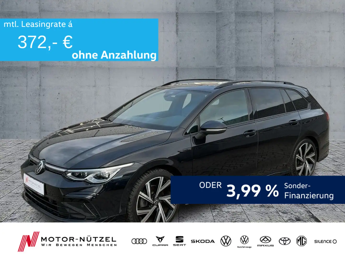 Volkswagen Golf Variant Golf VIII Variant 1.5 TSI R-LINE MATRIX+NAV+PANO Schwarz - 1