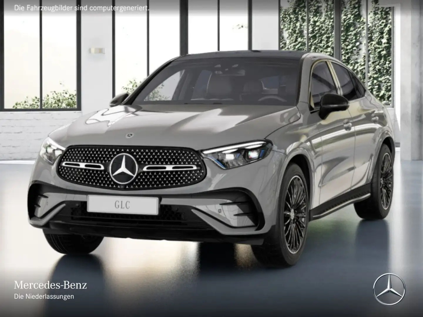 Mercedes-Benz GLC 200 4M AMG+NIGHT+PANO+360+AHK+BURMESTER+9G Grau - 2