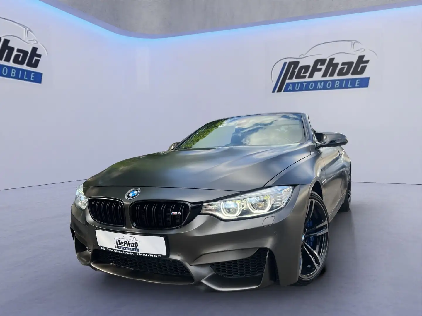 BMW M4 Cabrio Performance*CARBON*LED*HUD*KEYLESS*1A* Noir - 1