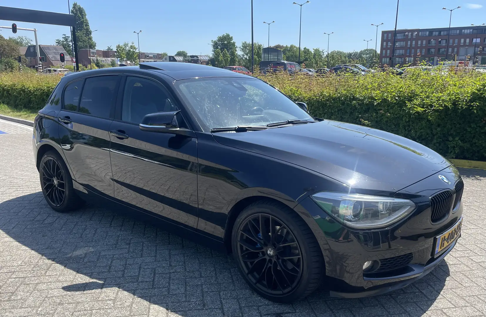BMW 116 Business+ Schuifdak/nap/apk/Goed onderhouden top! Zwart - 1