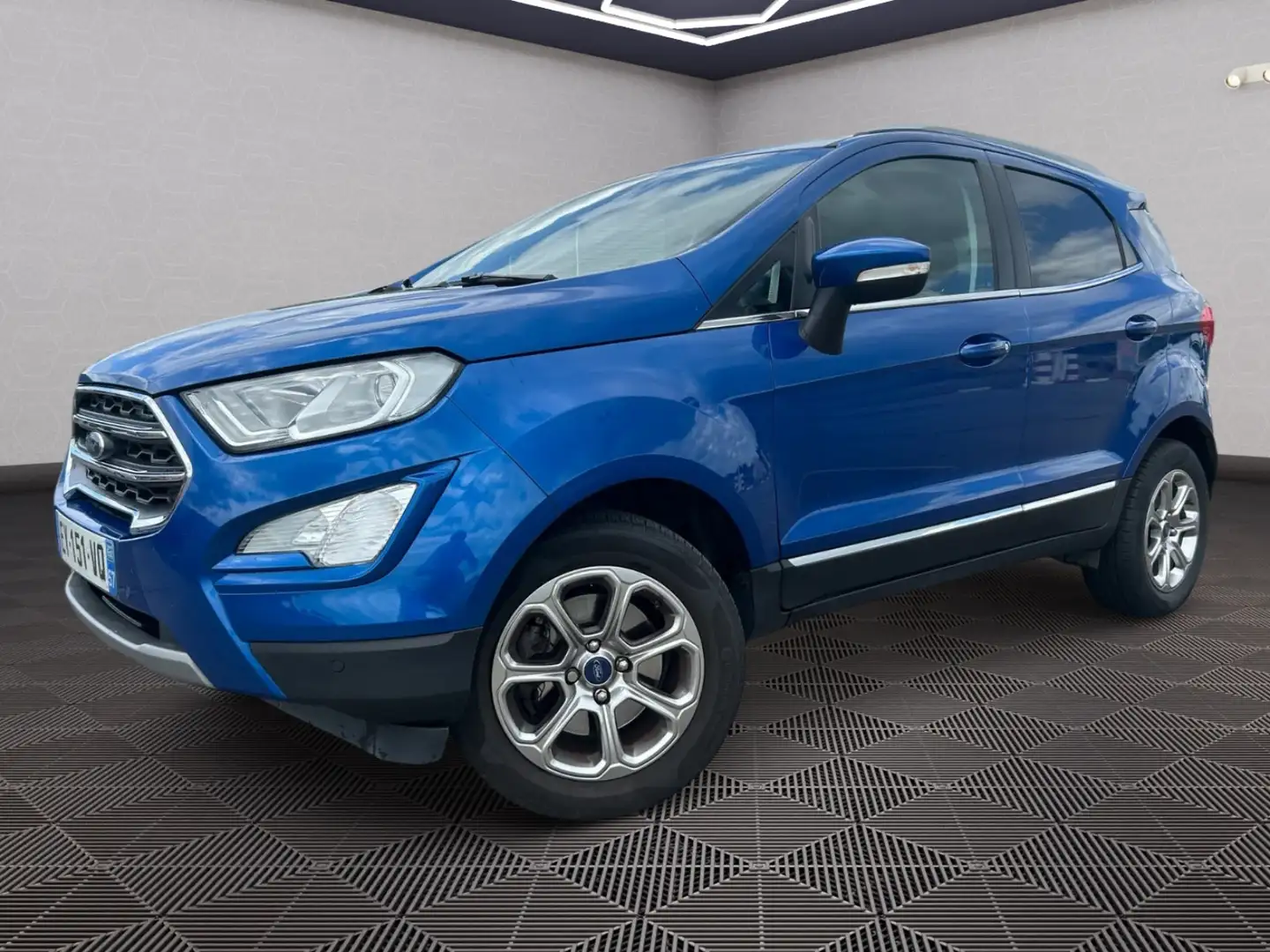 Ford EcoSport Titanium Bleu - 1