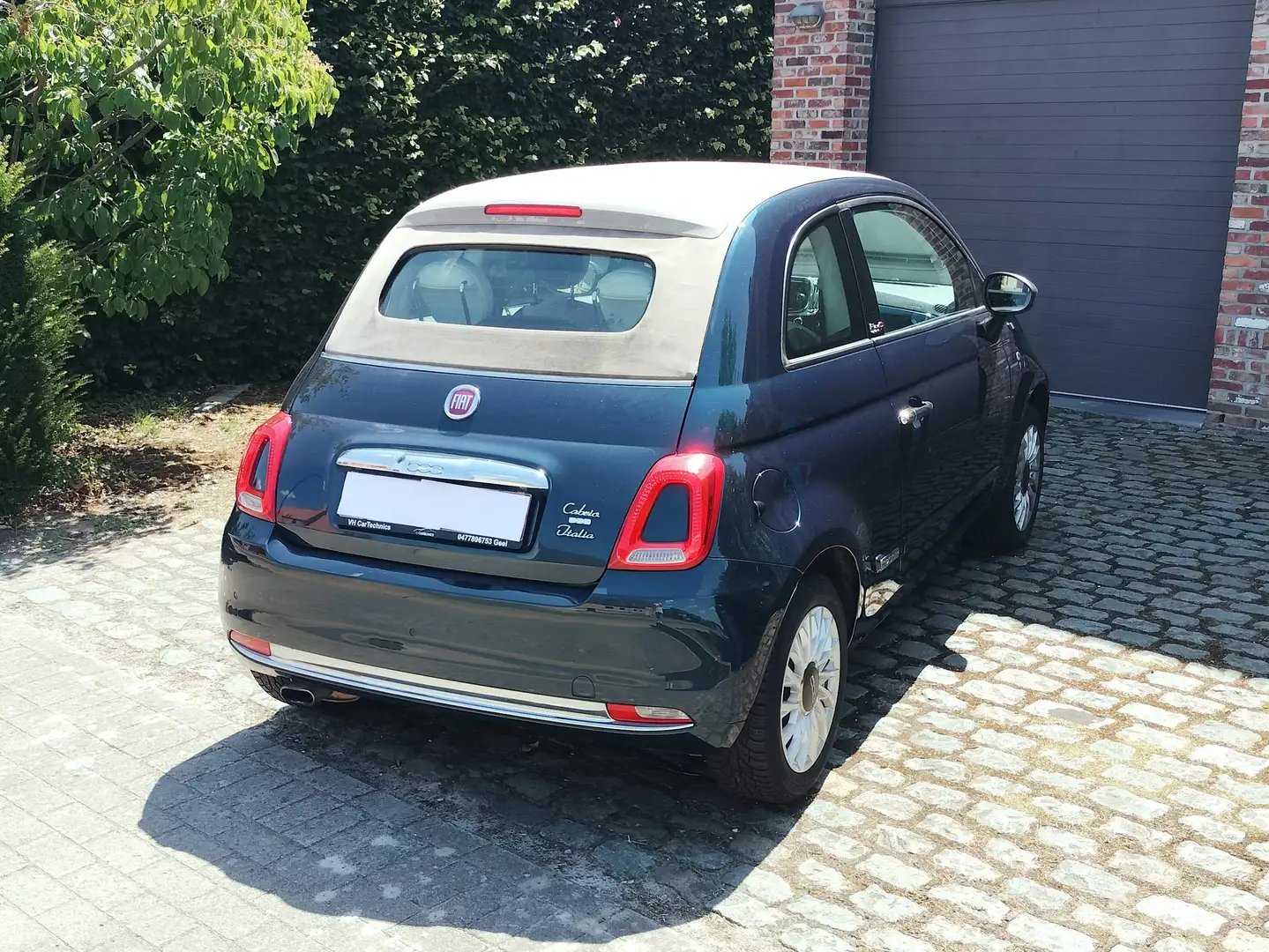 Fiat 500C 500 C 1.2 8V Lounge Bleu - 2