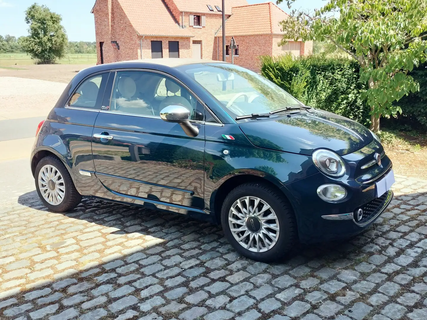 Fiat 500C 500 C 1.2 8V Lounge Bleu - 1