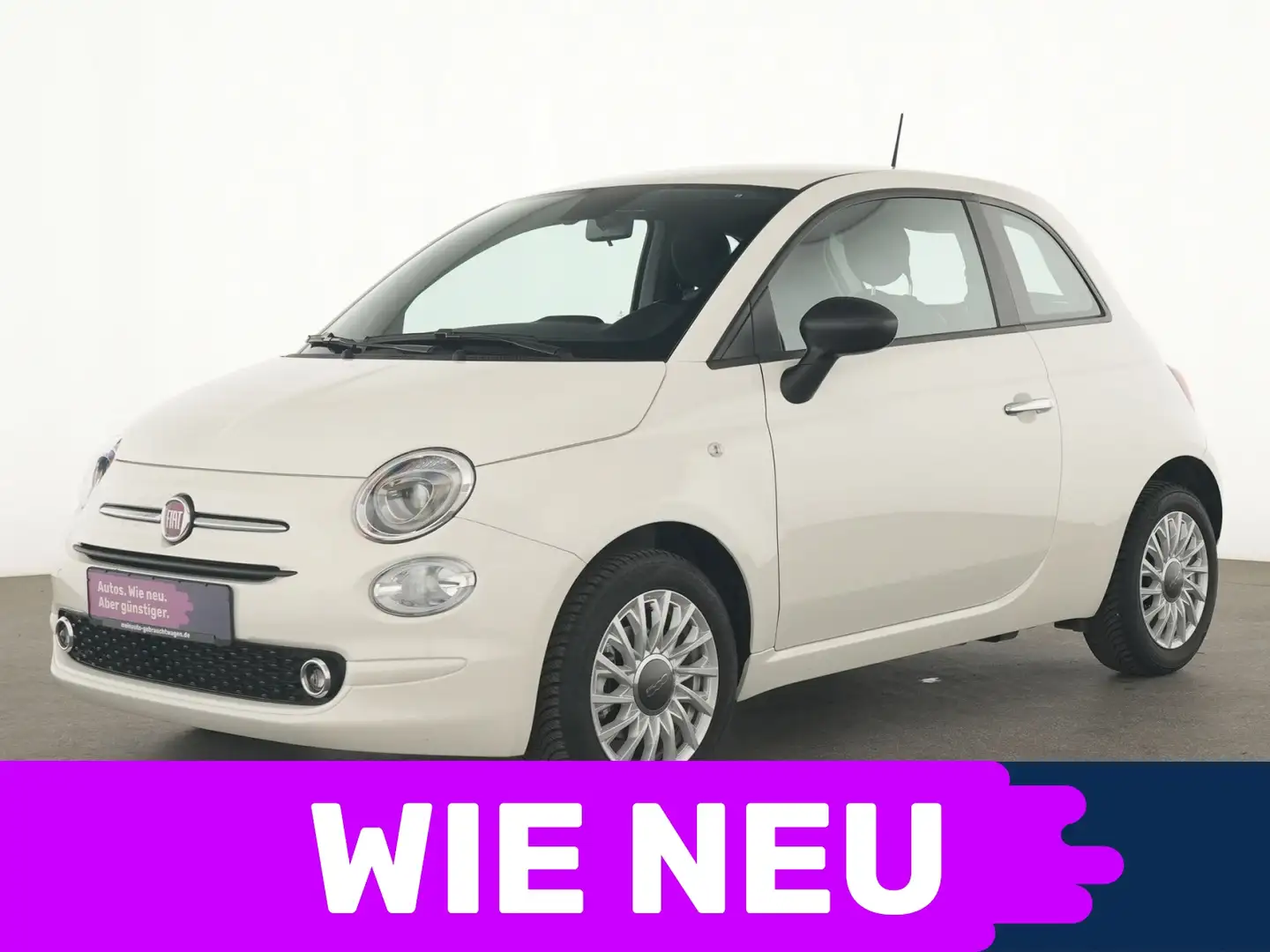 Fiat 500 Dolcevita Navi|CarPlay|PDC|Tempomat|TechPaket Weiß - 1