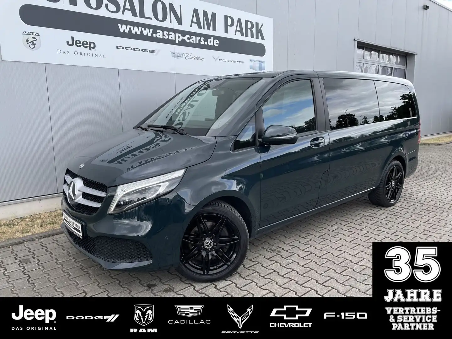 Mercedes-Benz V 300 ED L/LED/Standheizung/Navi/7-Sitzer Green - 1