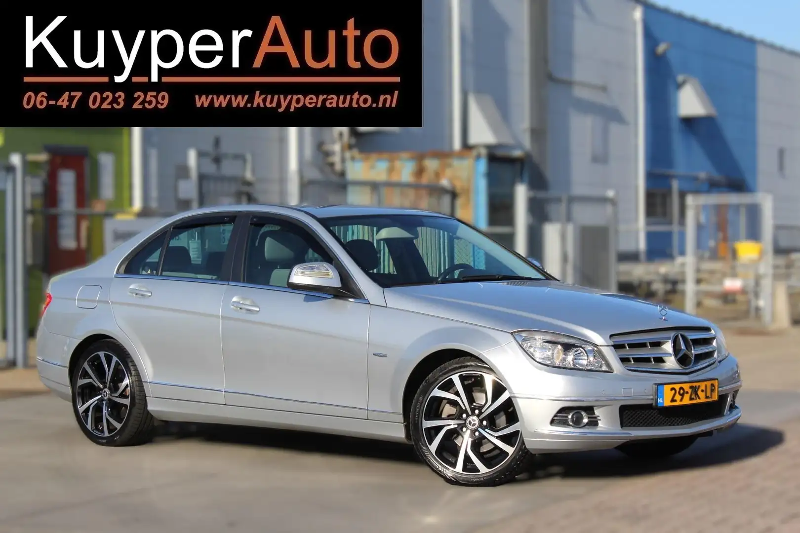 Mercedes-Benz C 200 K Business Class IN ZEER MOOIE STAAT .NAP.NAVI,TRE Grijs - 2