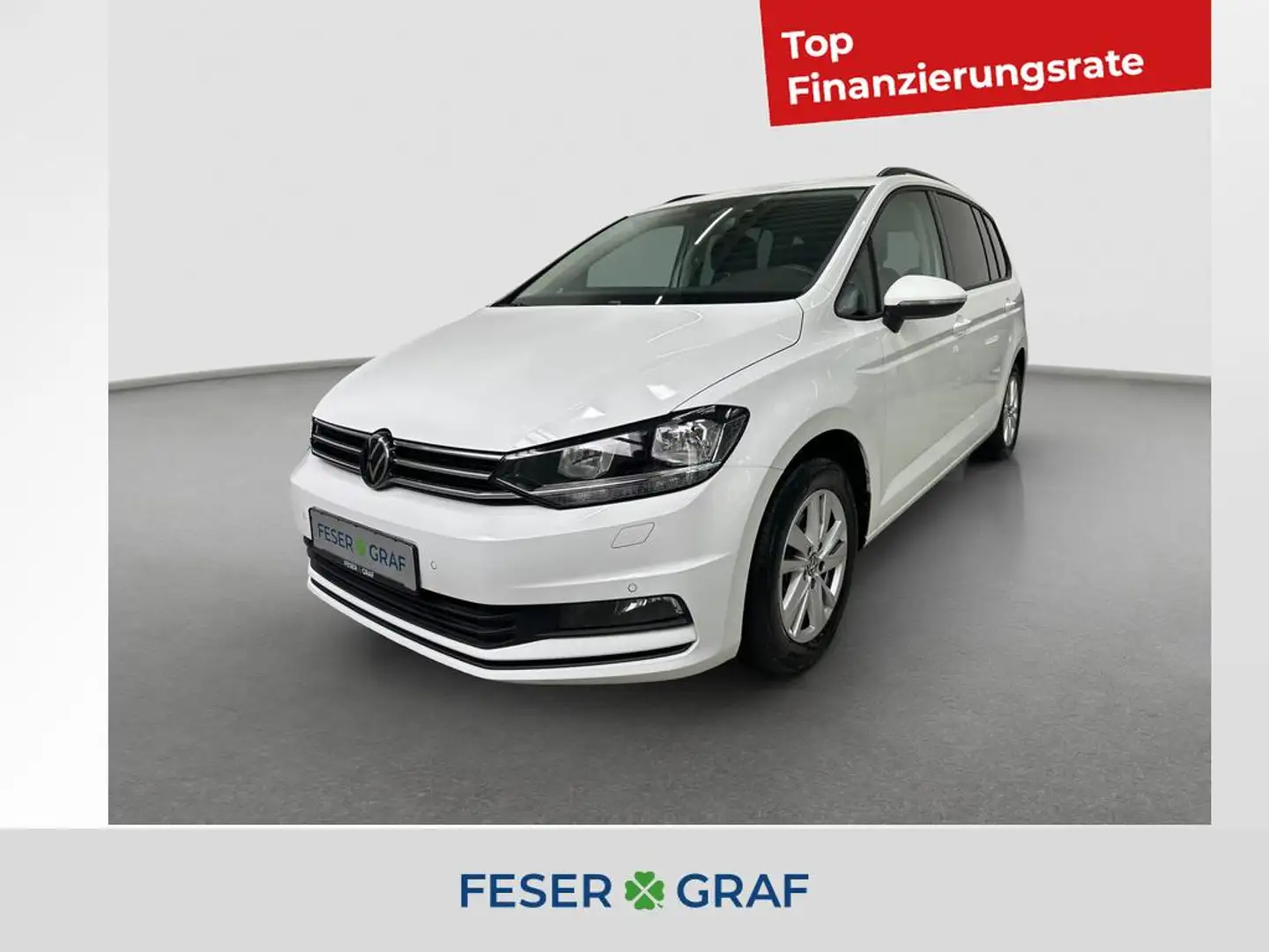 Volkswagen Touran Comfortline 2,0TDI 110kW DSG AHK Kamera Weiß - 1