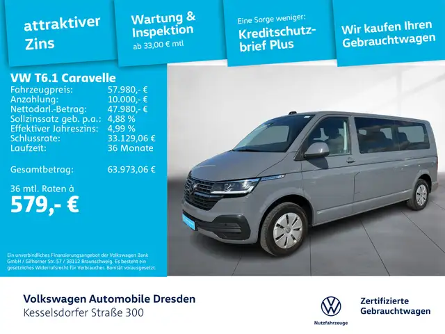 Volkswagen T6.1 Caravelle 2.0 TDI DSG Comfortline Kamera Na