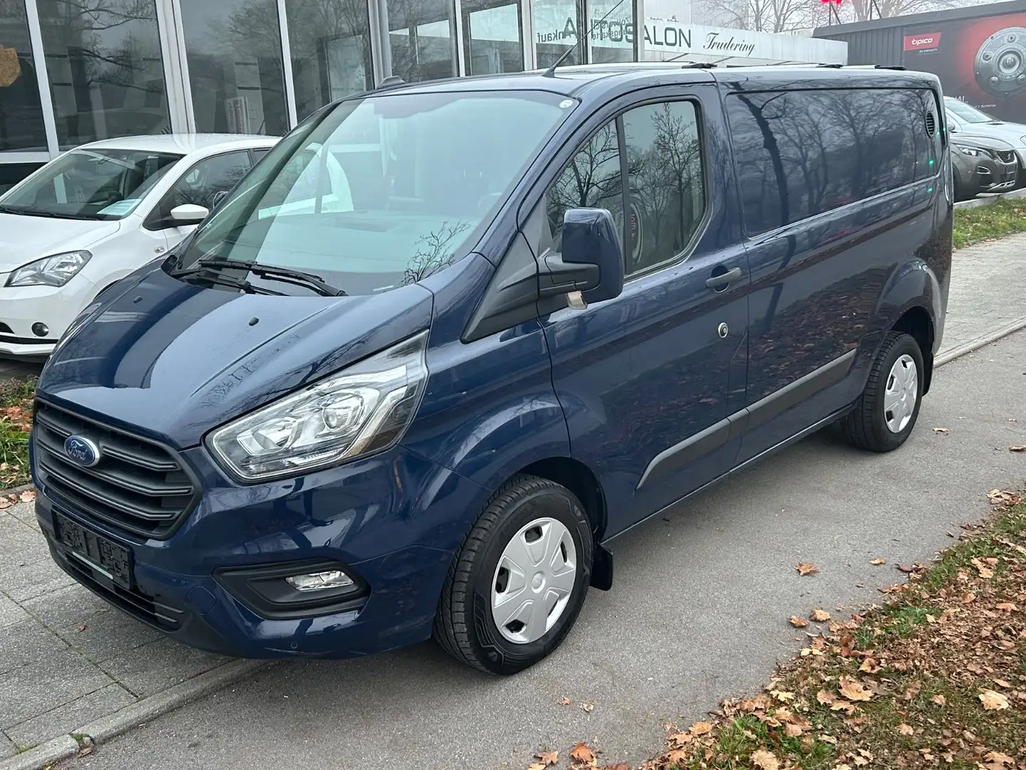 Ford Transit Custom Navi PDC AHK 2,5t Dachträger Blau - 1