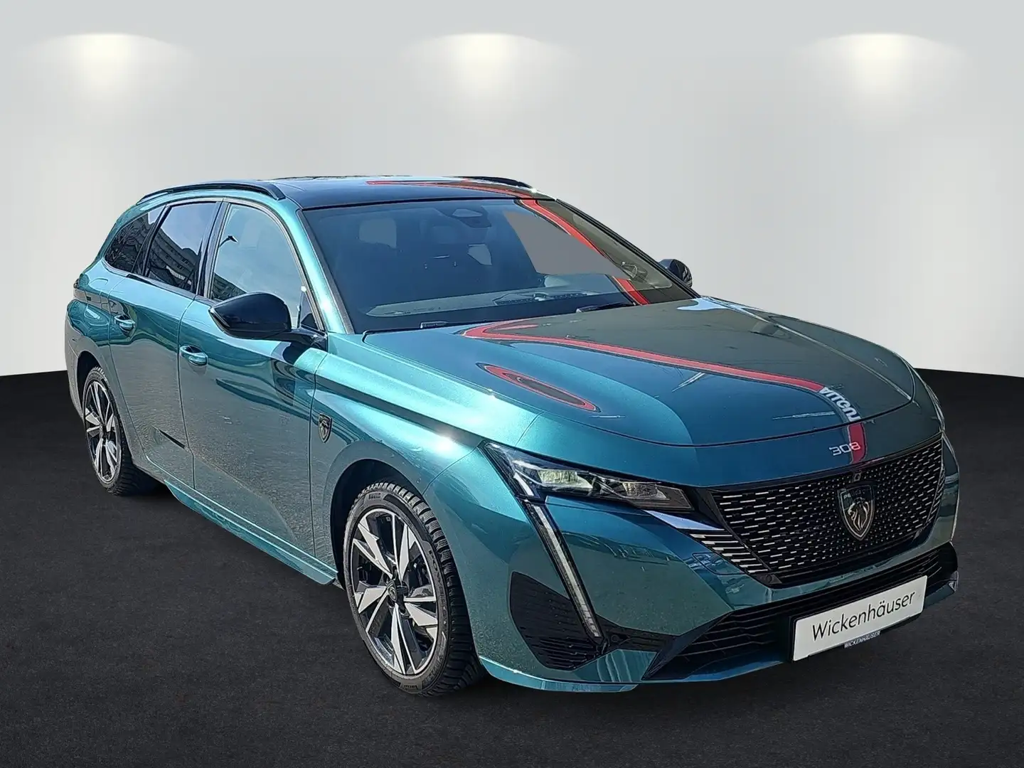 Peugeot 308 SW 1.2 136 GT ACC FLA 360 MATRIX SpurH KAM Blau - 2