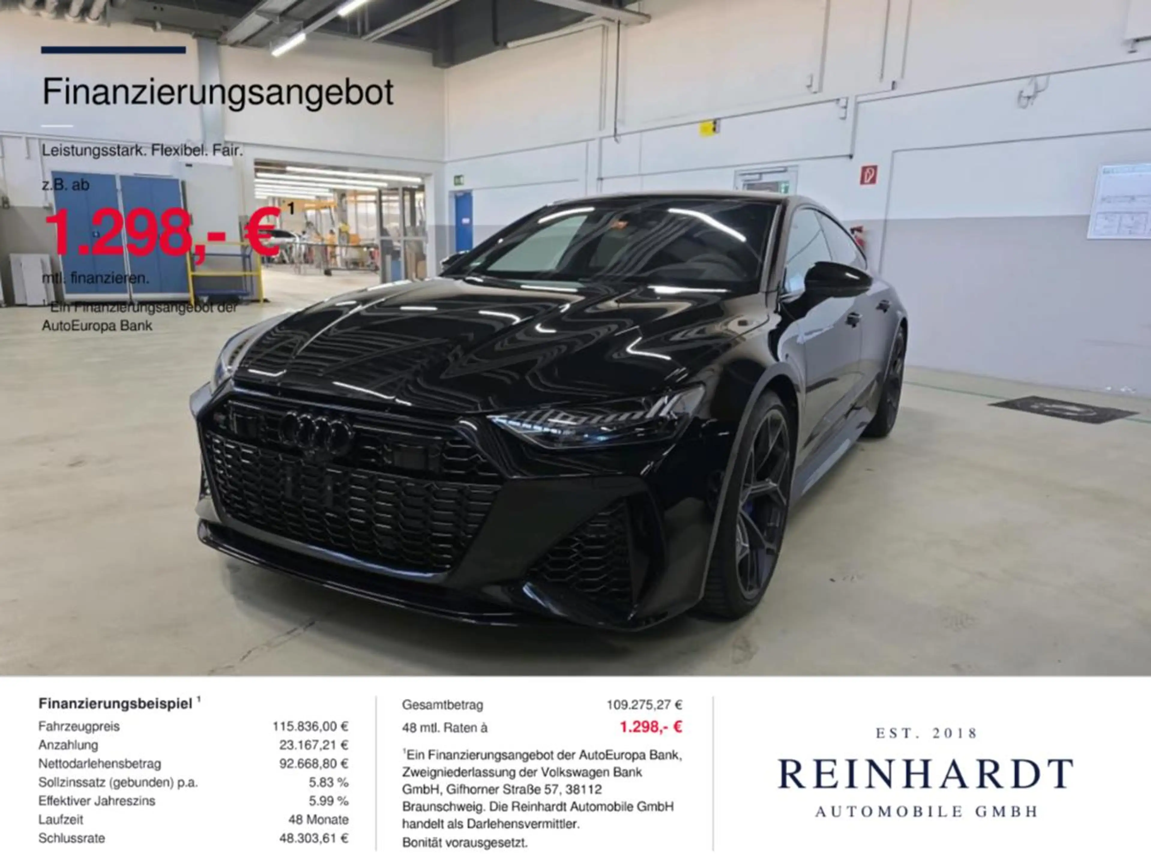 Audi RS7 PERFORMANCE LSR/ACC/HuD/PANO/RS-AGA+/KERAMIK