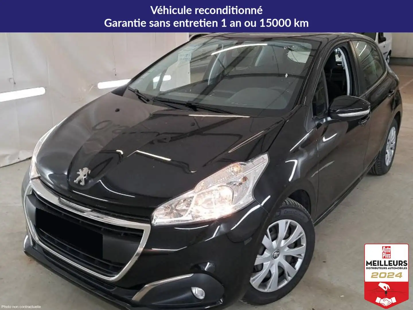 Peugeot 208 Puretech 82 Premium Pack +PDC AR Noir - 1
