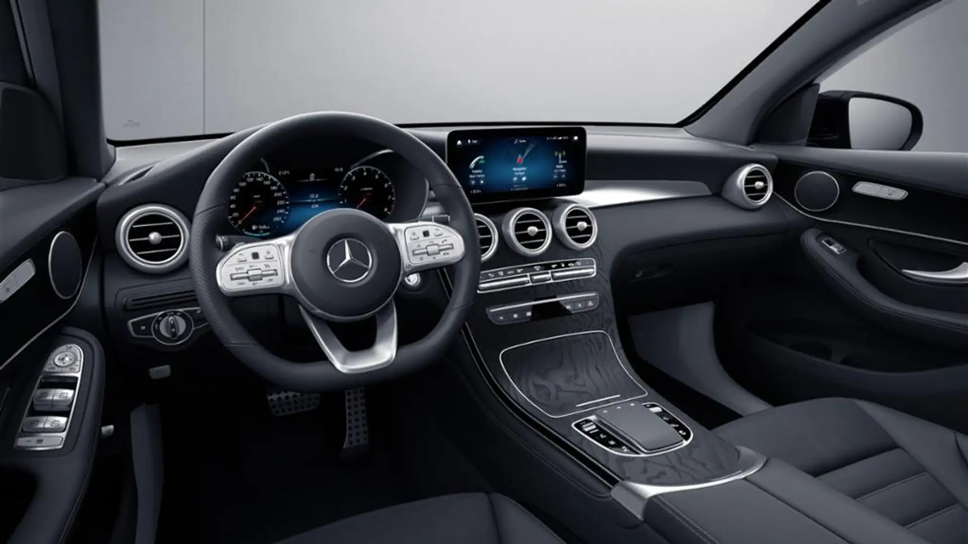 Mercedes-Benz GLC 300 e 4M Coupé AMG/MULTIBEAM/Business/Spur-P Plateado - 2