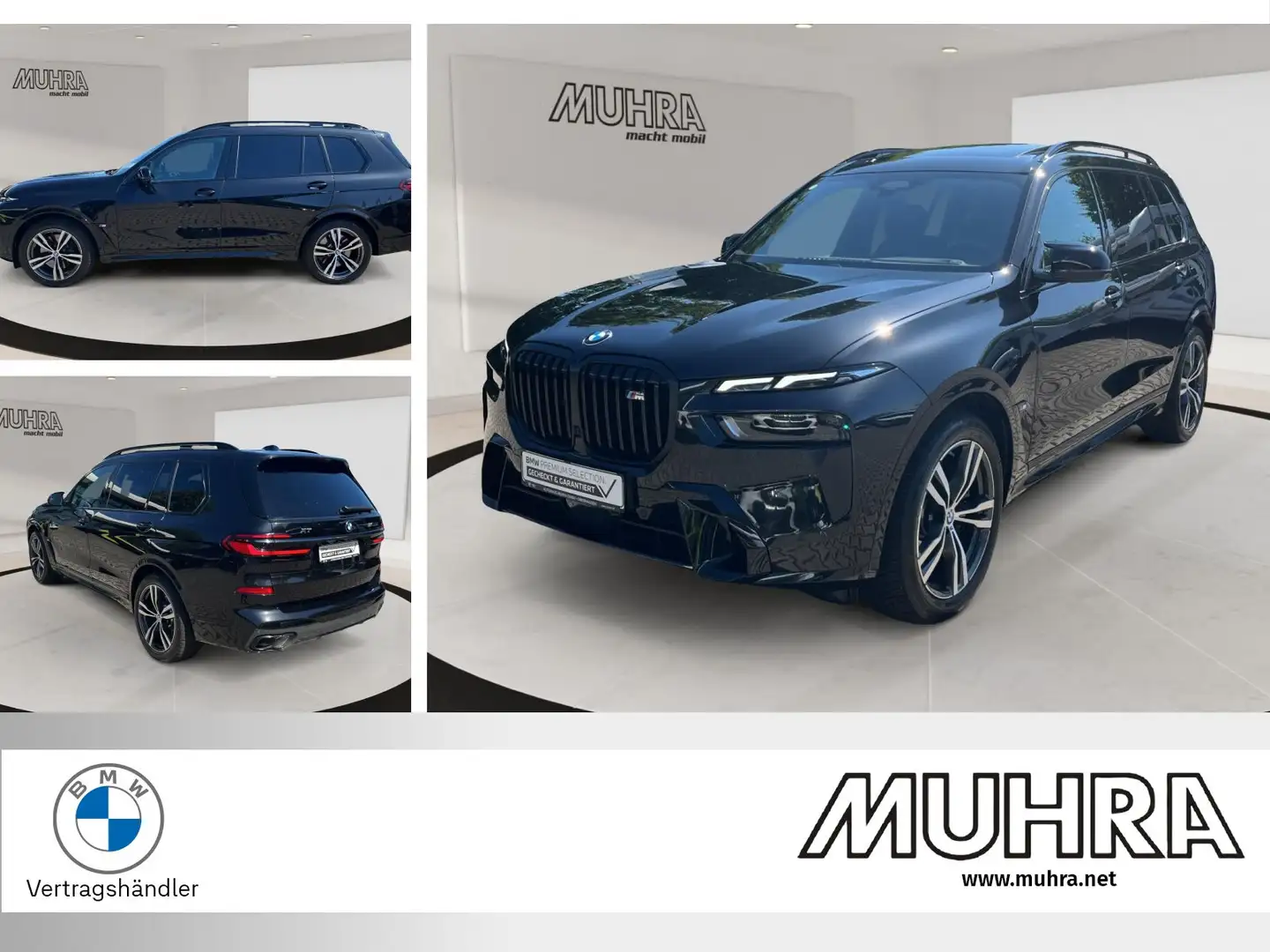 BMW X7 M 60i xDrive Autobahnas Pano Sky AHK Sthzg H/K Schwarz - 1