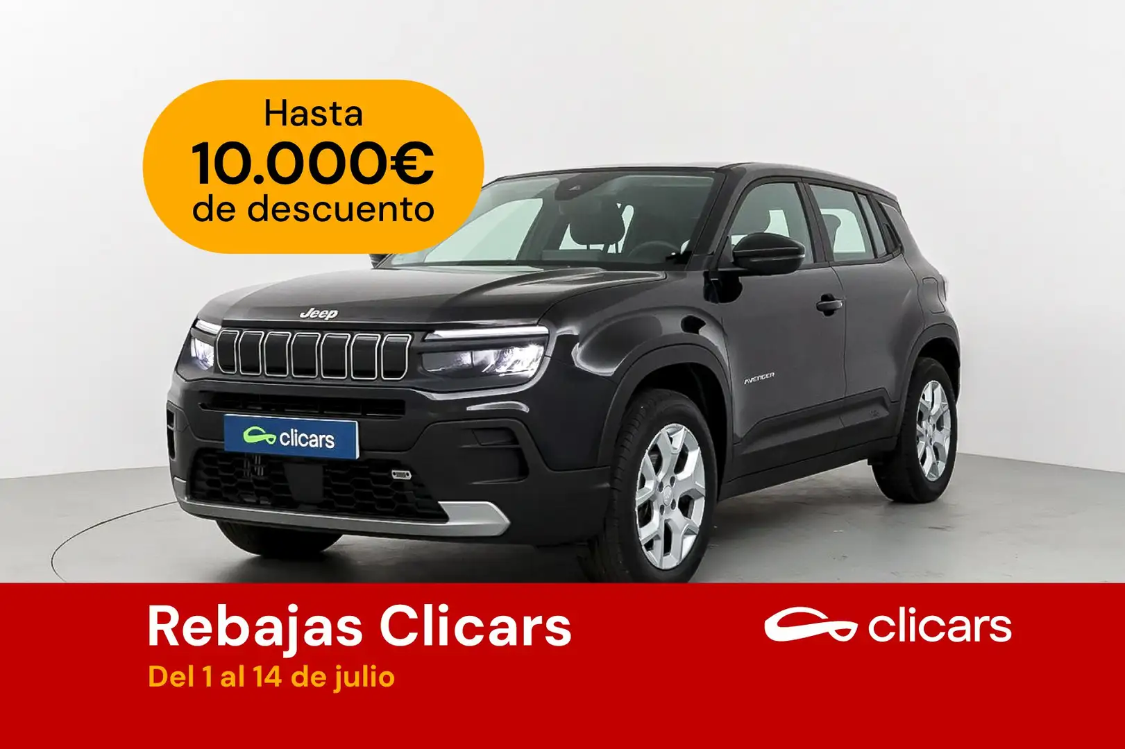 Jeep Avenger 1.2 Altitude 100 Noir - 1