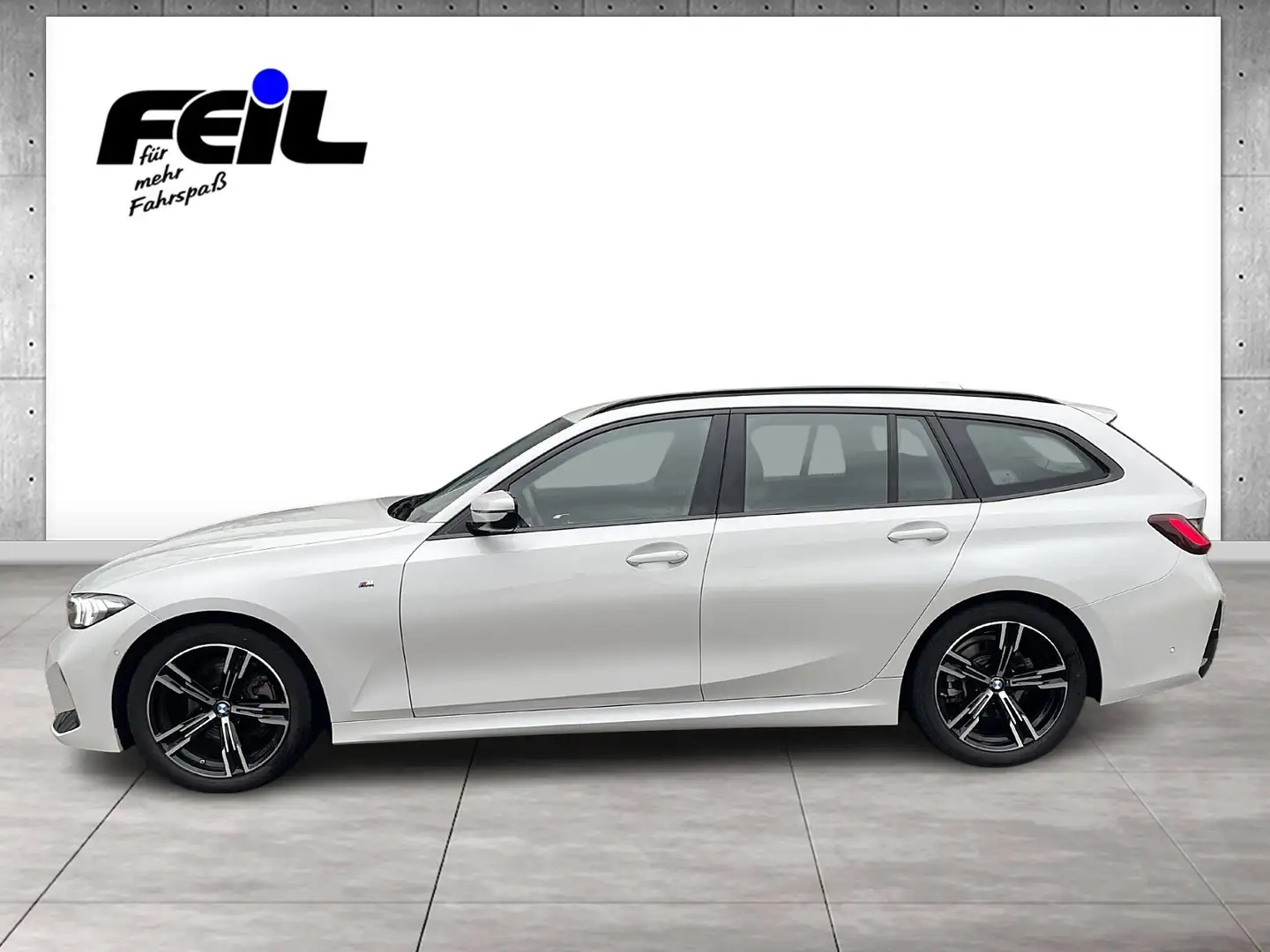 BMW 320 d M Sport M Sportpaket HiFi DAB LED RFK Shz Blanc - 2