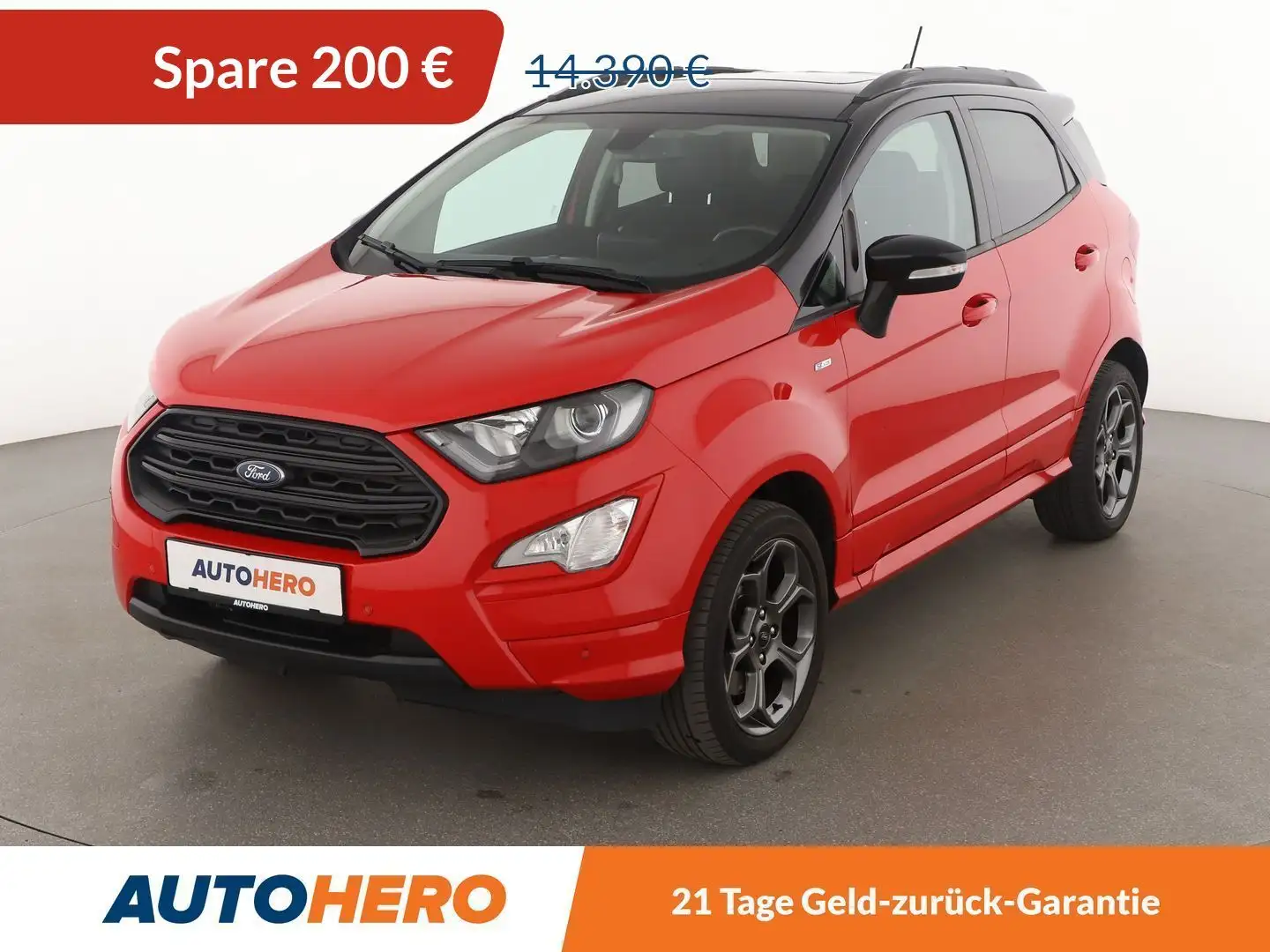 Ford EcoSport 1.0 EcoBoost ST-Line *NAVI*CAM*SHZ*TEMPO*ALU* Rot - 1