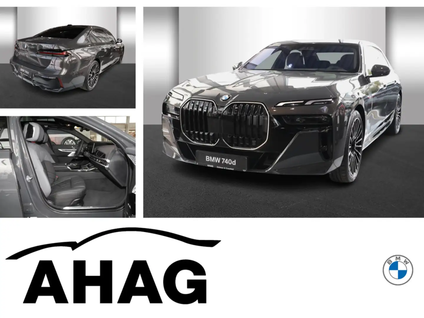 BMW 740 d xDrive M Sportpaket Innovationsp. Standhzg. Grau - 1