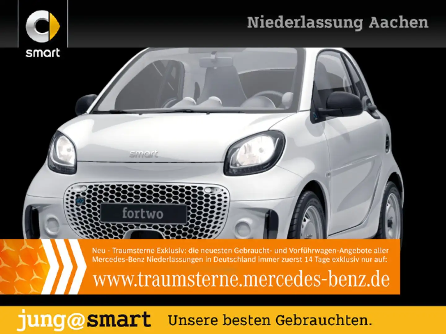 smart forTwo EQ 60kWed cool&Audio SHZ Dig Radio Tempom Blanco - 1