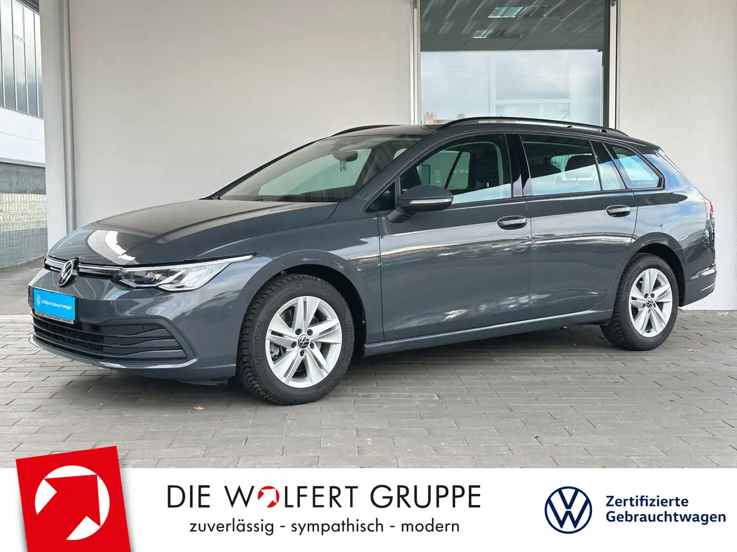 Volkswagen Golf Variant Life 2.0 TDI AHK NAVI ACC CARPLAY Grau - 1